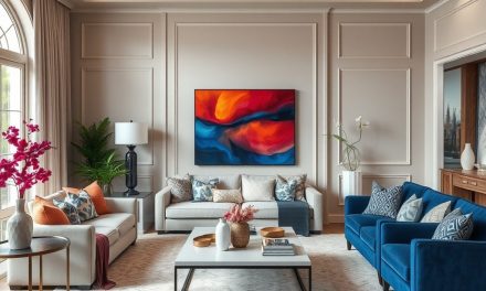 Akcent kolorystyczny w salonie: jak stworzyć wyrazisty punkt centralny i zachować harmonię wnętrza