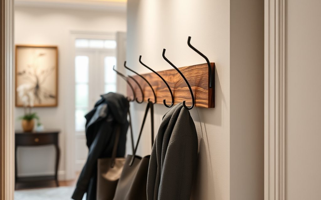 Wieszak ścienny w przedpokoju: jak wybrać trwały i funkcjonalny model dopasowany do przestrzeni i stylu