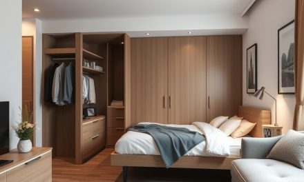 Łóżko chowane w szafie a strefowanie kawalerki: jak zorganizować przestrzeń, by mebel służył latami i poprawiał komfort życia