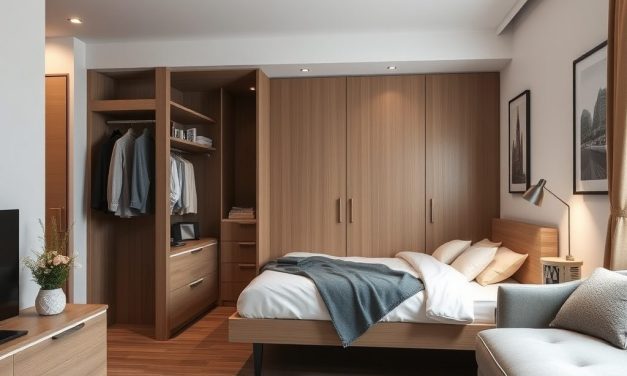 Łóżko chowane w szafie a strefowanie kawalerki: jak zorganizować przestrzeń, by mebel służył latami i poprawiał komfort życia