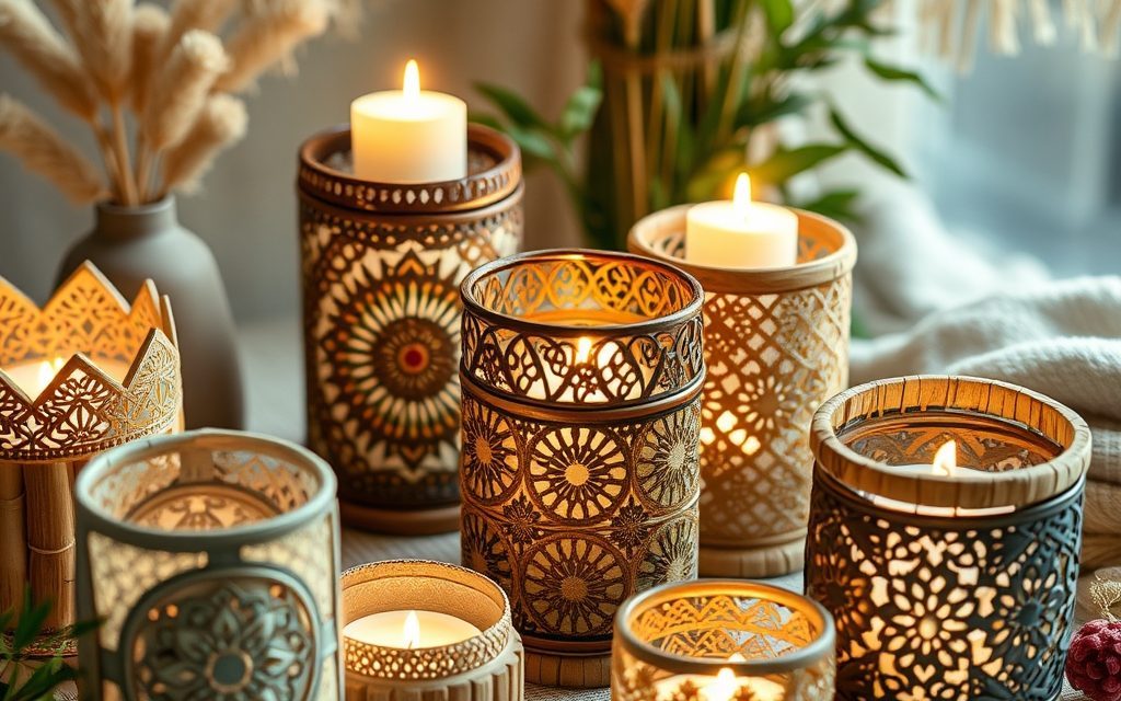 Świeczniki w stylu boho DIY: jak stworzyć trwałe i bezpieczne dekoracje z naturalnych materiałów
