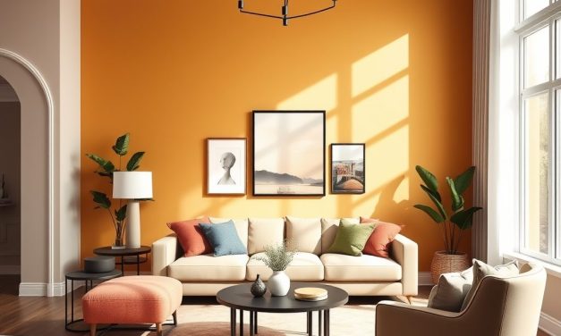 Modne kolory ścian do salonu: jak wybrać odcień, który odmieni wnętrze i zachowa harmonię