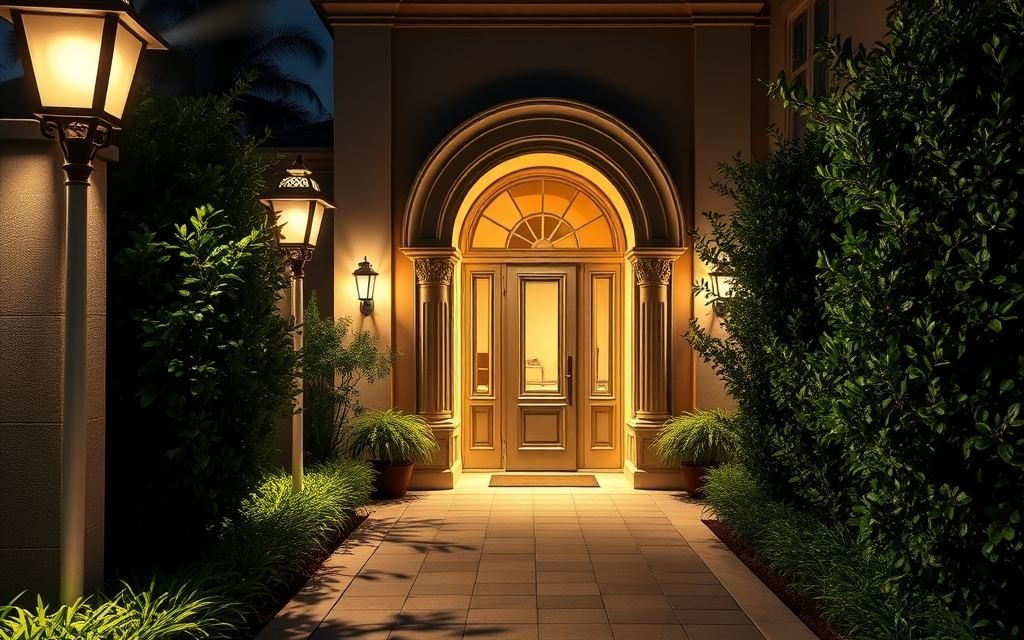 Oświetlenie w strefie wejściowej: jak łączyć funkcję bezpieczeństwa z estetyką i wygodą użytkowania