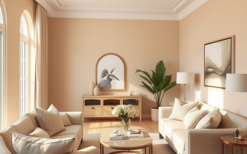Kolory ścian do beżowych mebli: jak dobrać odcień i dodatki dla harmonii i stylu wnętrza