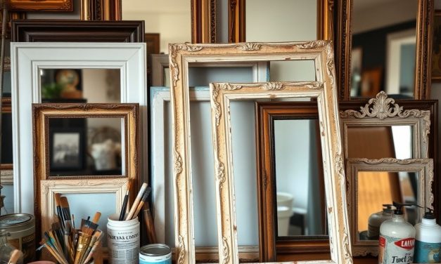 Odnowa ramek i luster DIY: krok po kroku przez przygotowanie, malowanie i wykończenie z efektami vintage i personalizacją