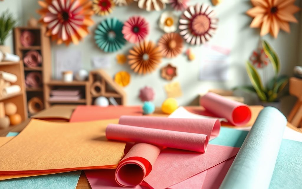 Dekoracje ścienne z papieru DIY: jak wybrać materiały i techniki, by cieszyć się trwałym efektem