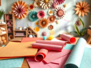 Dekoracje ścienne z papieru DIY: jak wybrać materiały i techniki, by cieszyć się trwałym efektem