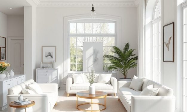 Zimna biel na ścianach: kiedy wybrać chłodne odcienie dla świeżego i eleganckiego wnętrza