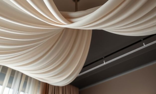 Jak zrobić zasłonę sufitową do podziału stref: montaż, materiały i praktyczne wskazówki