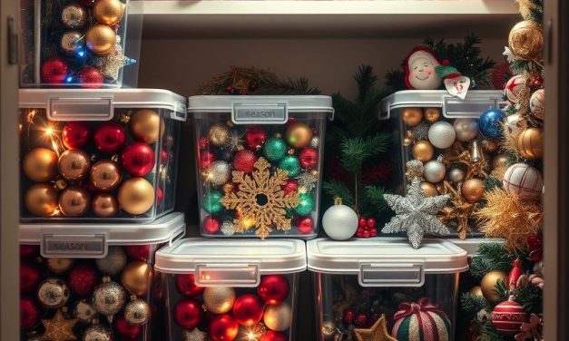 Jak skutecznie zabezpieczyć i zorganizować dekoracje sezonowe przed kolejnym sezonem