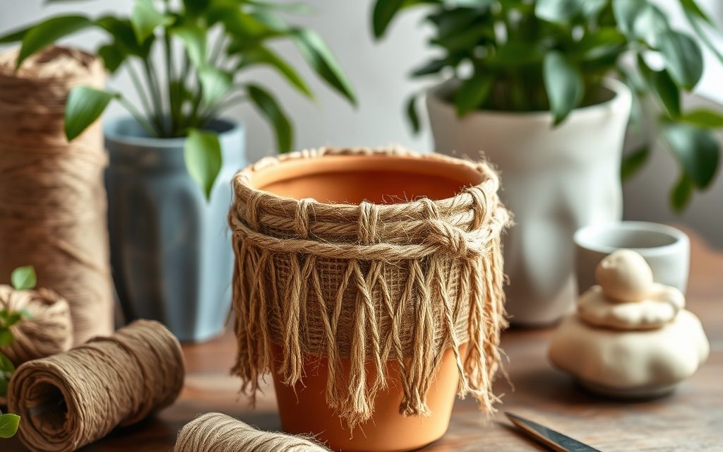 Osłonka na doniczkę w stylu boho DIY: jak zrobić naturalną dekorację krok po kroku