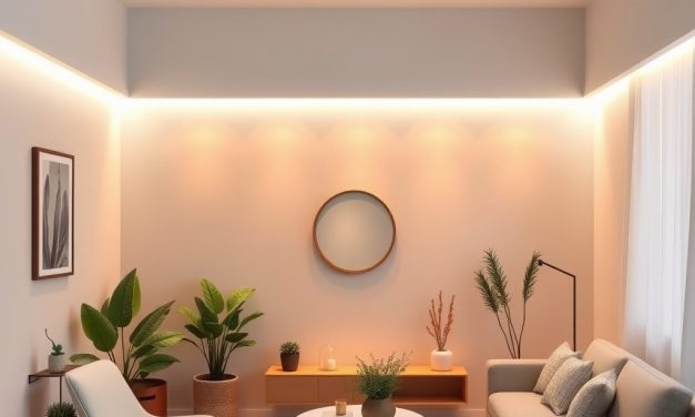 Jak dobierać kolor ścian do lamp LED, by stworzyć harmonijną i komfortową przestrzeń